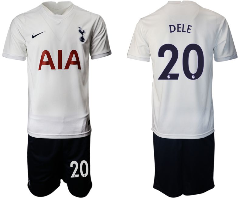 Cheap Men 2021-2022 Club Tottenham home white 20 Nike Soccer Jersey